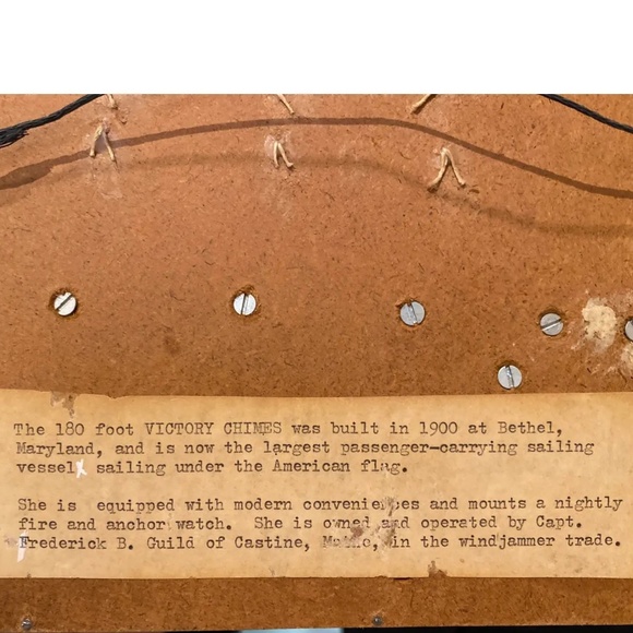 ANTIQUE Deer Isle Sailboat Dioramas S/3 - Picture 10 of 14